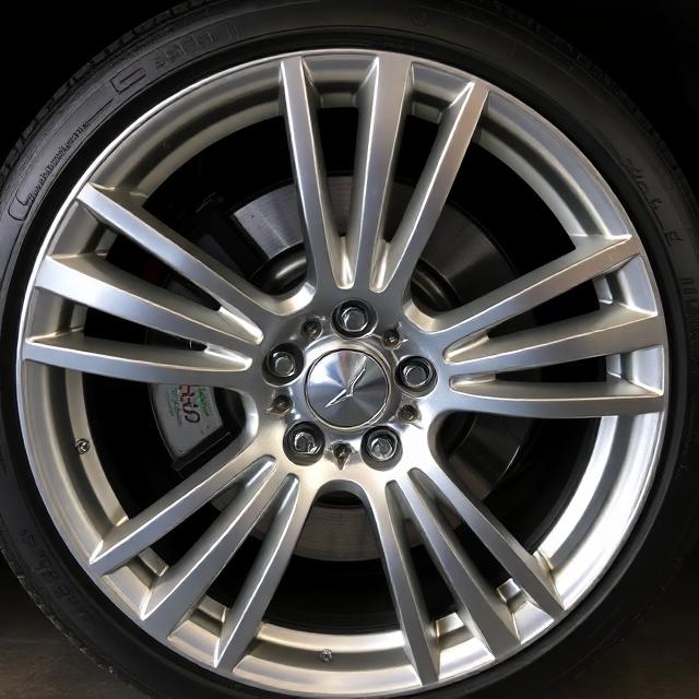 Wheel after professional curb rash repair in Orange County