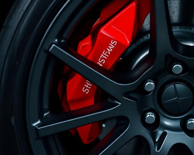 Custom brake caliper painting service for luxury vehicles