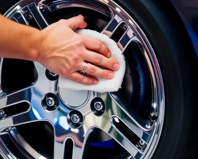 Chrome wheel polishing and restoration service Orange County
