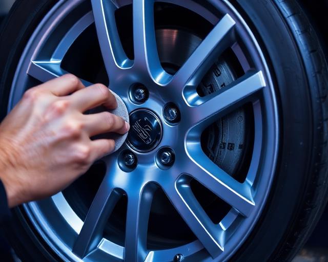 Scratch and scuff removal for luxury vehicle wheels Orange County